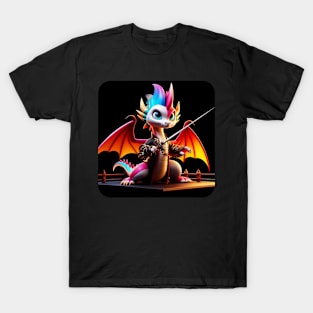 Rufie the Dragon - Fencing #29 T-Shirt